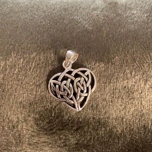 Celtic Knot Heart Pendant